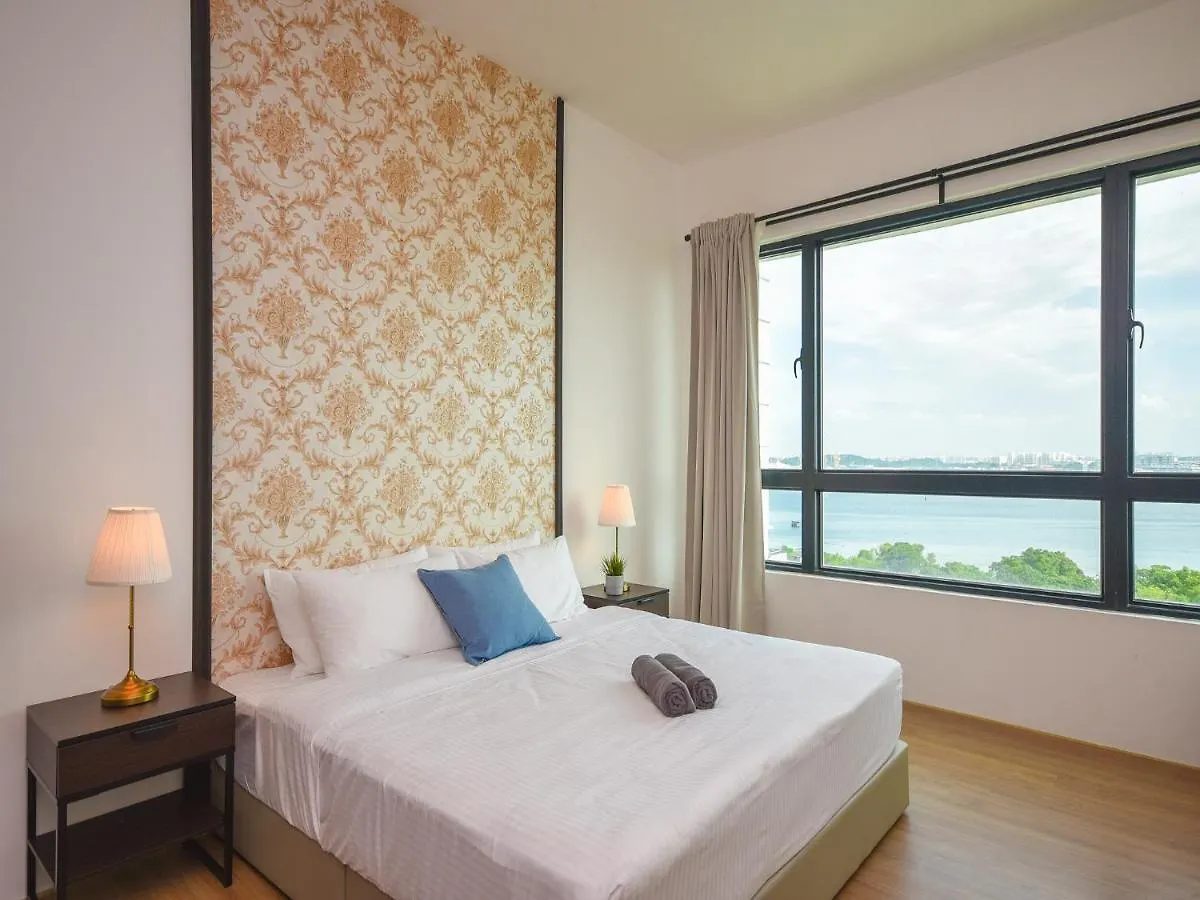 Marina View Resort By Nest Home Bathtub & Seaview! Johor Bahru Maleisië