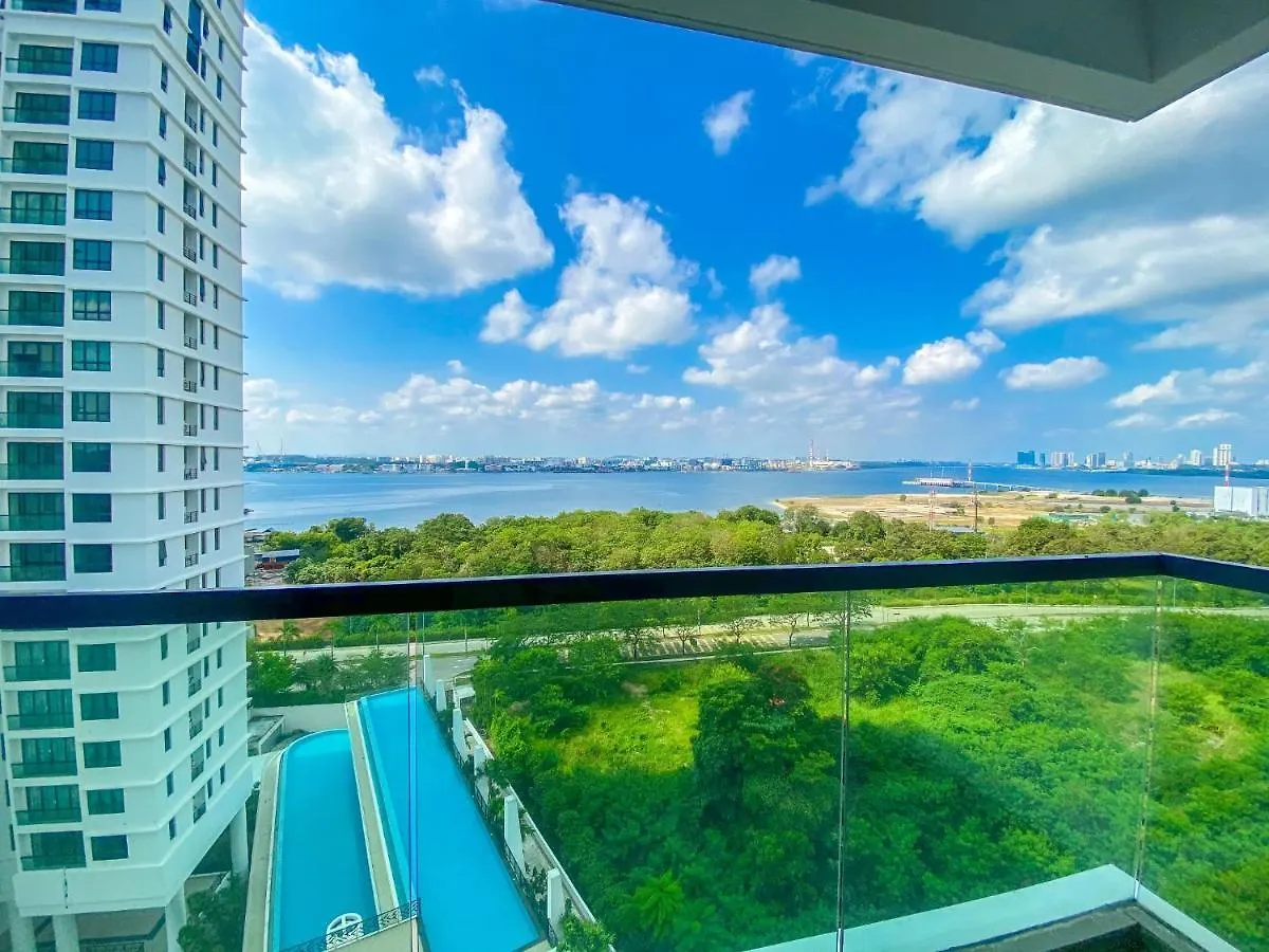 Appartement Marina View Resort By Nest Home Bathtub & Seaview! Johor Bahru Maleisië