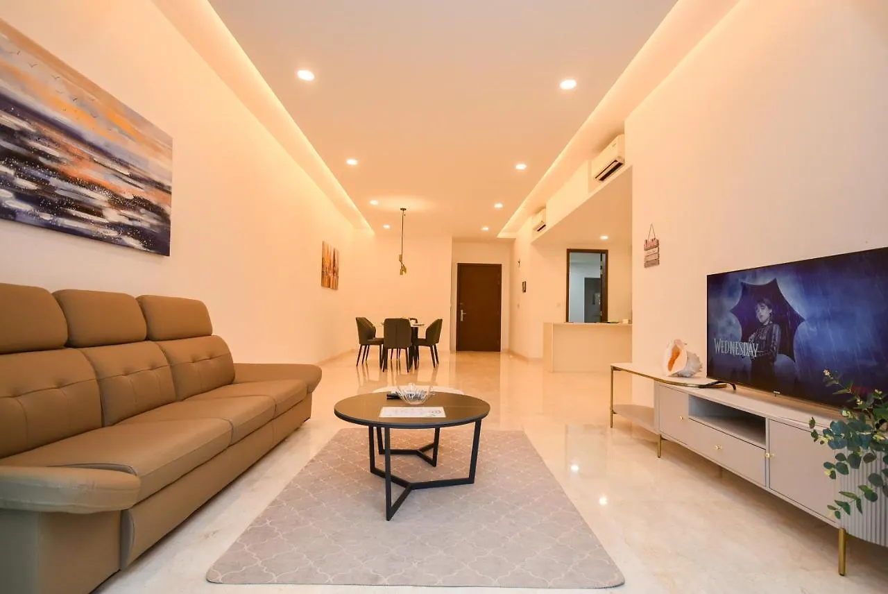 Appartement Marina View Resort By Nest Home Bathtub & Seaview! Johor Bahru Maleisië